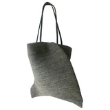 Pleats Please grey polyester handbag