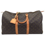Louis Vuitton keepall brown cloth bag