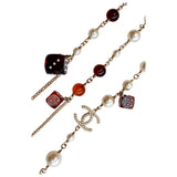 Chanel cc brown  long necklaces