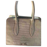 Bimba Y Lola green leather handbag