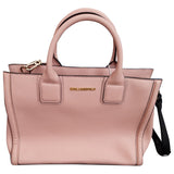 Karl Lagerfeld pink leather handbag