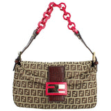 Fendi baguette  cloth handbag