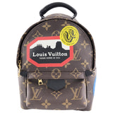 Louis Vuitton palm springs brown cloth backpacks