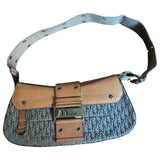 Dior columbus camel cloth handbag