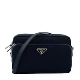 Prada navy cloth handbag