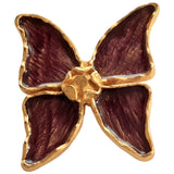 Yves Saint Laurent gold metal pins & brooches