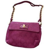 Marc Jacobs single pink wicker handbag