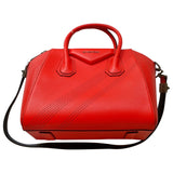 Givenchy antigona red leather handbag