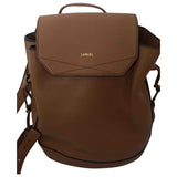Lancel huit camel leather backpacks
