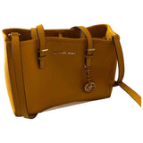 Michael Kors yellow leather handbag