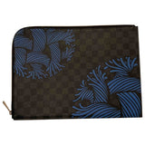 Louis Vuitton pochette jour gm anthracite cloth bag