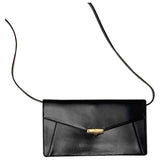 Mark Cross black leather handbag