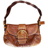 Coach brown leather handbag