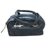 Chanel black leather handbag
