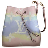 Louis Vuitton néonoé pink cloth handbag