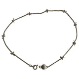 Versace medusa metallic silver necklaces