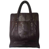 Dries Van Noten brown leather handbag