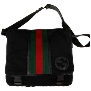 Gucci black cloth bag
