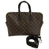 Louis Vuitton brown cloth bag