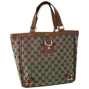 Gucci  Beige Cloth Handbag