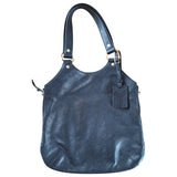 Yves Saint Laurent tribute black leather handbag