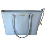 Michael Kors sady blue leather handbag