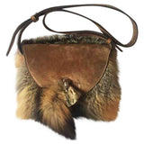Gucci camel fur handbag
