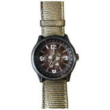 Guess brown steel watch