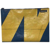 Freitag blue plastic clutch bag