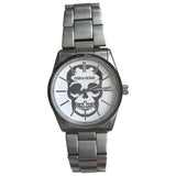 Zadig & Voltaire tête de mort metallic steel watch