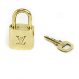 Louis Vuitton cadenas gold metal bag charms