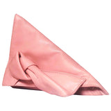 Loewe pink leather clutch bag