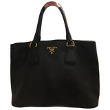 Prada black leather handbag