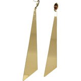 Maria Francesca Pepe gold metal earrings