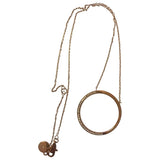 Michael Kors pink metal necklaces