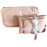 Dior pink cotton travel bag