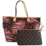Louis Vuitton neverfull multicolour cloth handbag