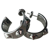 Calvin Klein silver steel earrings
