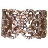 Djula dentelle gold pink gold rings