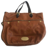 Mulberry brown leather handbag