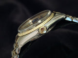Pre Owned Mens Rolex Two-Tone Datejust with a Blue Dial 16013