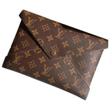 Louis Vuitton kirigami brown cloth clutch bag