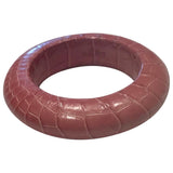 Loewe pink crocodile bracelets