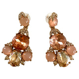 Oscar De La Renta gold gold plated earrings