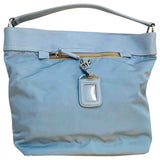 Prada blue cloth handbag