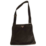 Prada black cloth handbag