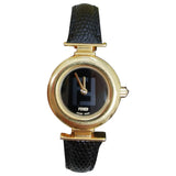 Fendi gold steel watch