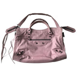 Balenciaga City Pink Leather Handbag