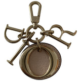 Christian Dior pink leather bag charms