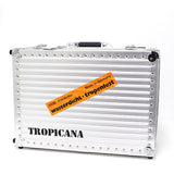 Rimowa silver metal travel bag